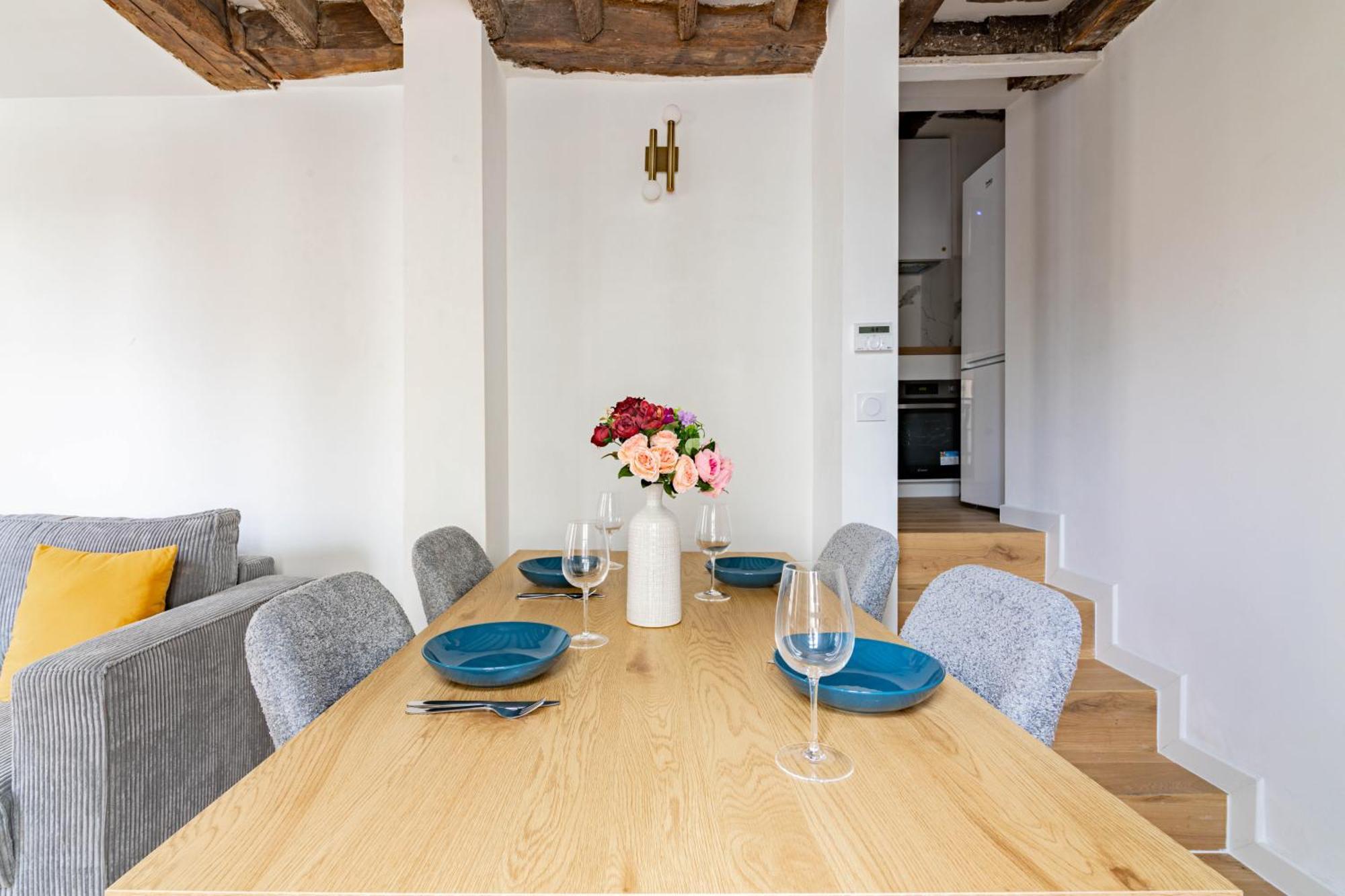 Appartement Quartier Fontaine Chatelet Les Halles Free Netflix Paris Eksteriør billede