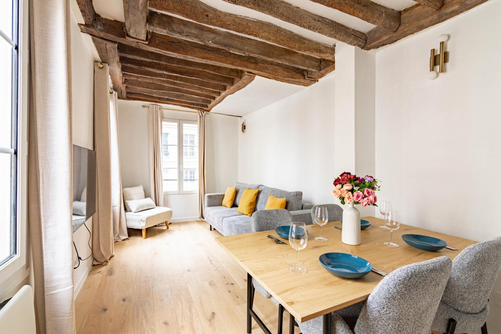 Appartement Quartier Fontaine Chatelet Les Halles Free Netflix Paris Eksteriør billede