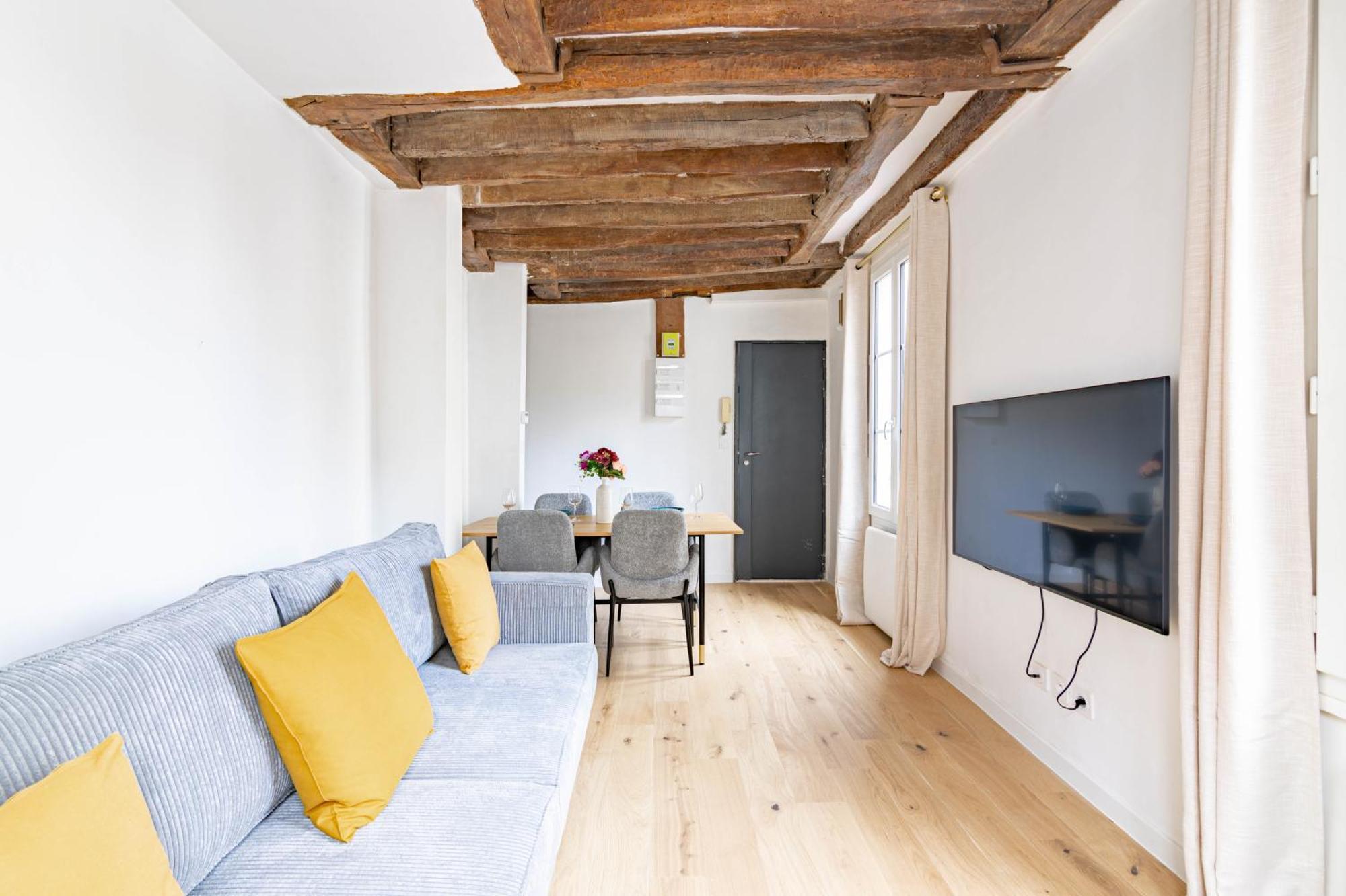 Appartement Quartier Fontaine Chatelet Les Halles Free Netflix Paris Eksteriør billede