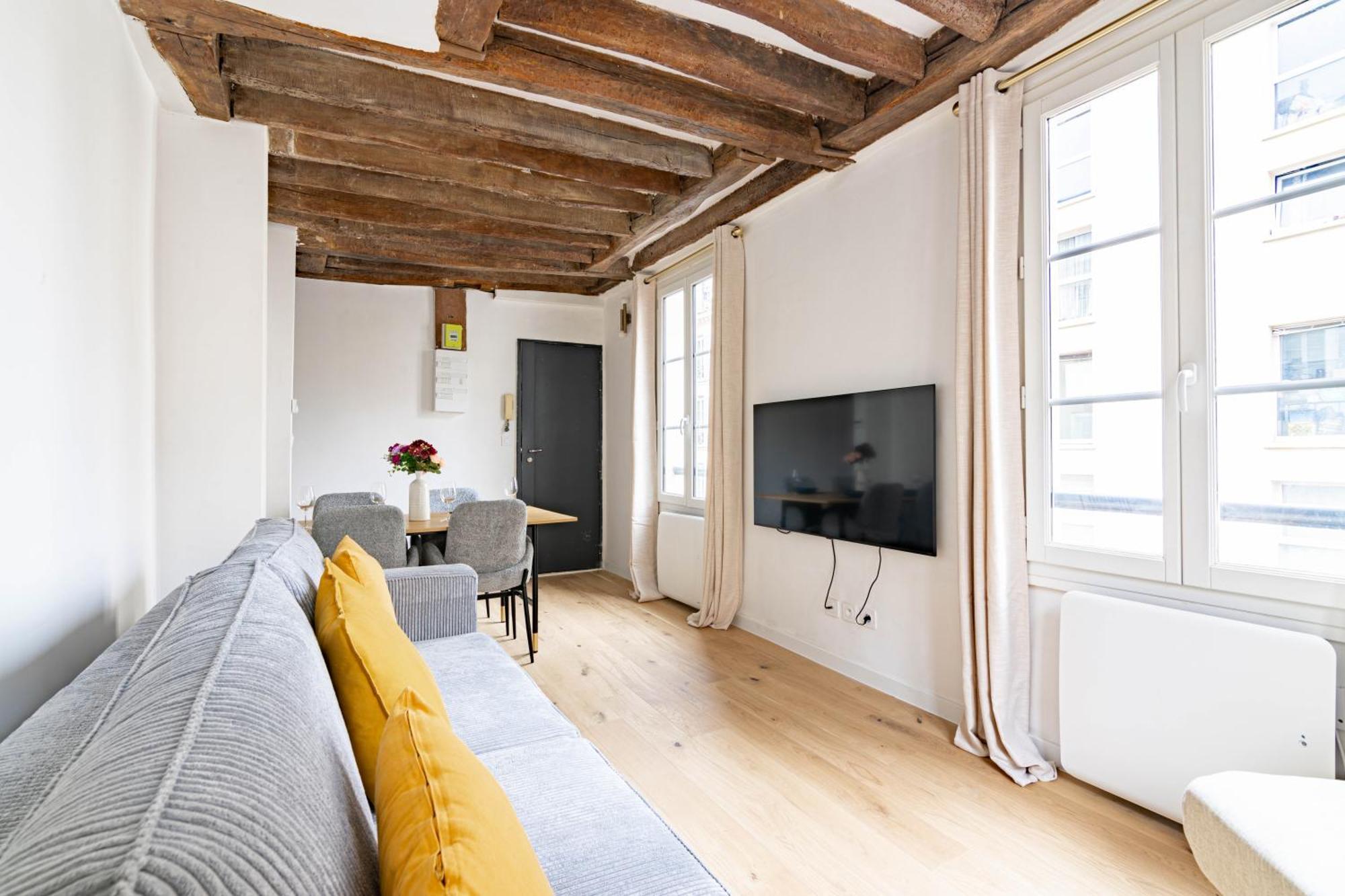 Appartement Quartier Fontaine Chatelet Les Halles Free Netflix Paris Eksteriør billede
