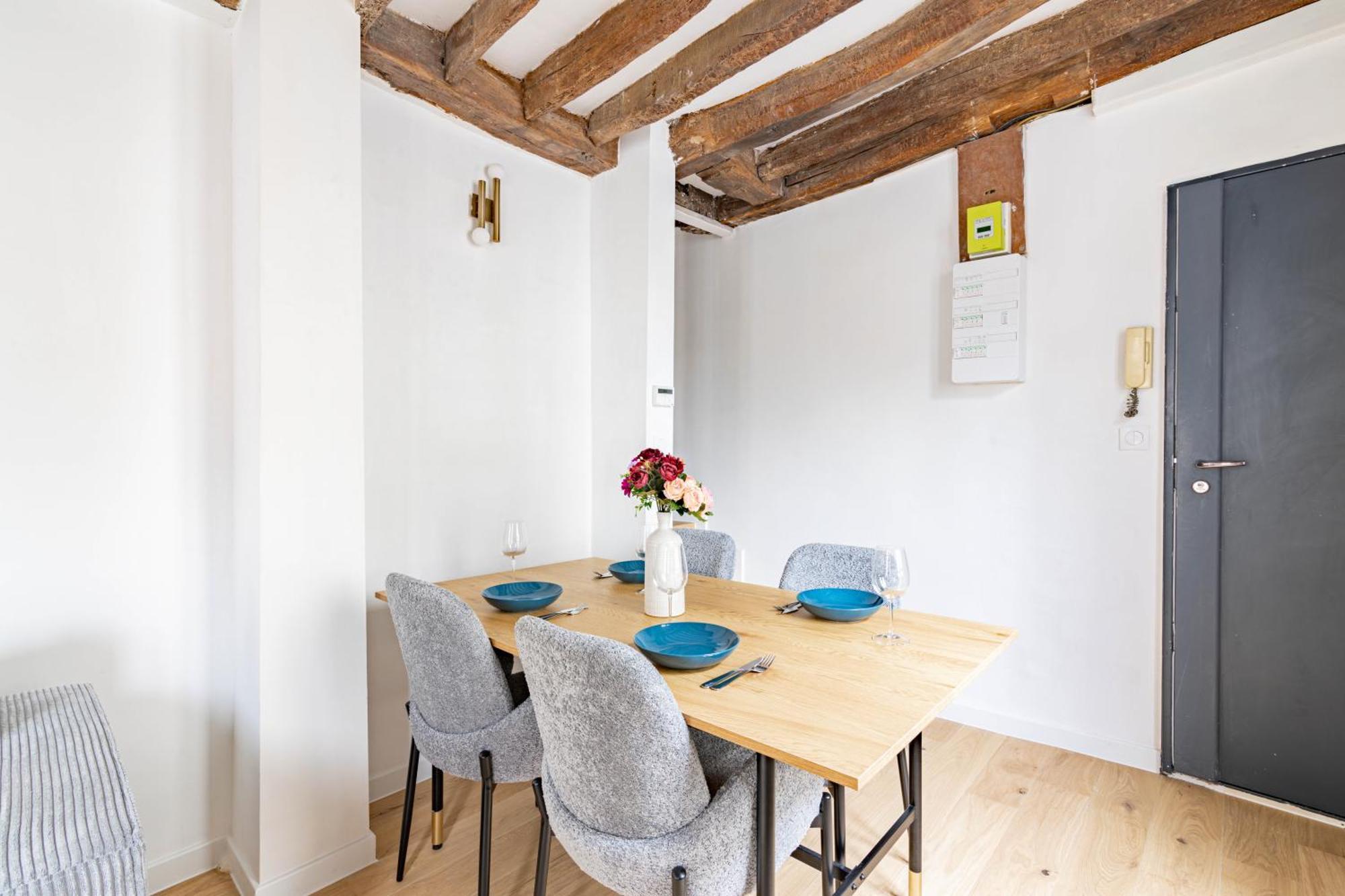 Appartement Quartier Fontaine Chatelet Les Halles Free Netflix Paris Eksteriør billede