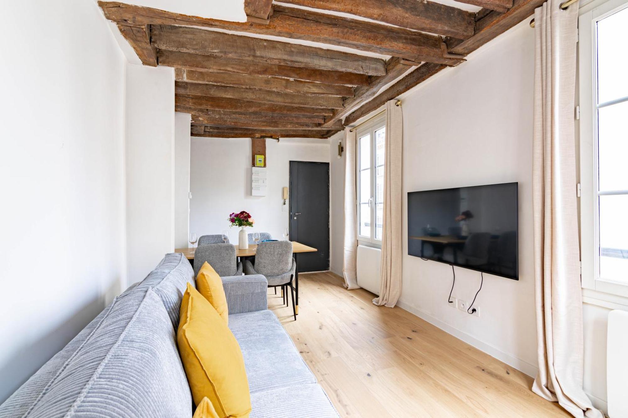 Appartement Quartier Fontaine Chatelet Les Halles Free Netflix Paris Eksteriør billede
